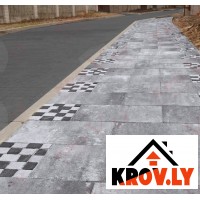 Тротуарная плитка Золотой Мандарин Монолит 600x400x80 мм