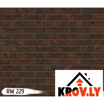 Плитка ручной формовки Rijswaard Aubergine HV RW 229