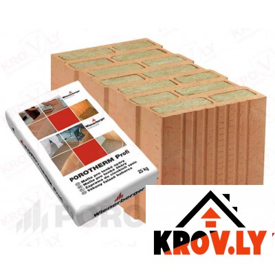 Керамический блок Energy+ Porotherm 50 T Profi
