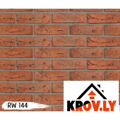 Кирпич ручной формовки Rijswaard Серия AQUA COLLECTION Aqua Roodpaars / DR42B RW 144