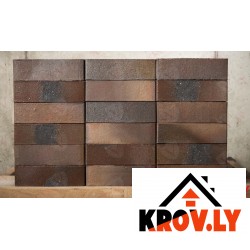 Клинкерный кирпич Deppe 944 kws Braun-anthrazit, salzbrand-kohle NF