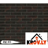 Кирпич ручной формовки Rijswaard Серия STOCK / VORMBAK Antraciet VB RW 413