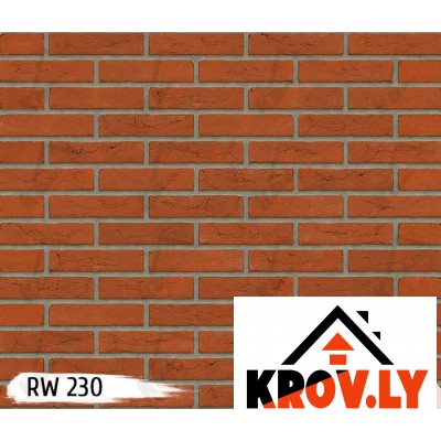 Кирпич ручной формовки Rijswaard Oranje HV RW 230
