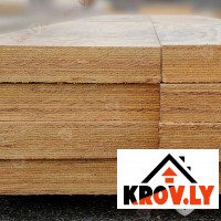 Балка из высокопрочного многослойного бруса ЛВЛ Ultralam толщиной 39 мм