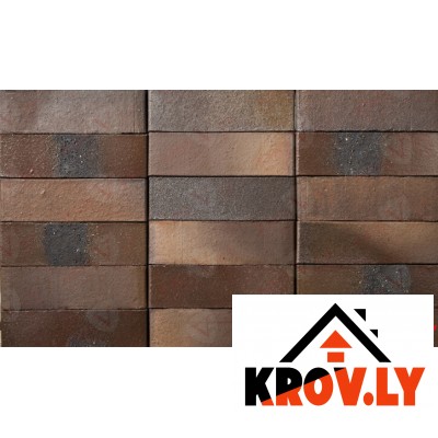 Клинкерный кирпич Deppe 944 kws Braun-anthrazit, salzbrand-kohle NF