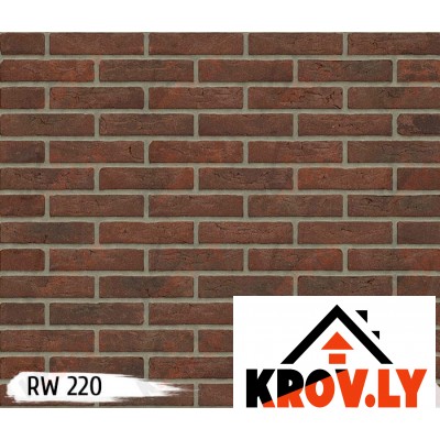 Плитка ручной формовки Rijswaard Paars Rustiek HV RW 220