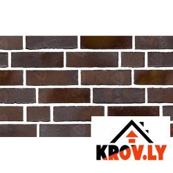 Клинкерный кирпич Deppe 944 kws Braun-anthrazit, salzbrand-kohle NF